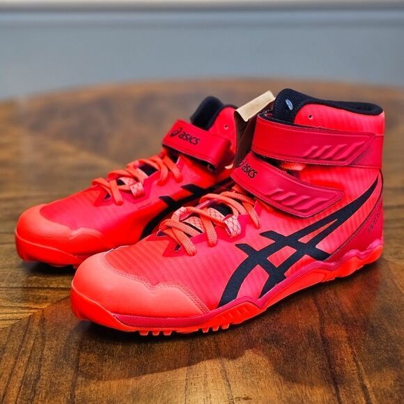 Asics Javelin Pro 3 Spikes Sunrise Red Black Men's 10 Track Field Shoes 1093A180 - Picture 3 of 12